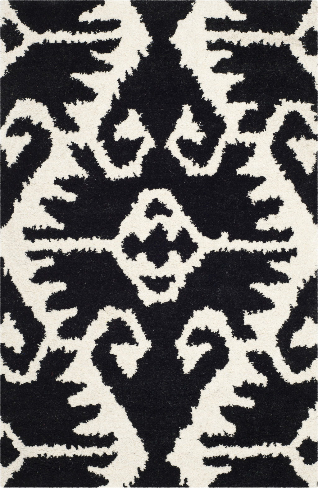 Safavieh Wyndham Wyd323 Black/Ivory Area Rug – Incredible Rugs and Decor