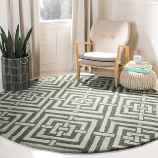 Safavieh Wyndham Euclid Sage Area Rug Room Scene Feature