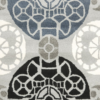 Safavieh Wyndham Irina Grey/Black Area Rug 