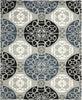 Safavieh Wyndham Irina Grey/Black Area Rug Main