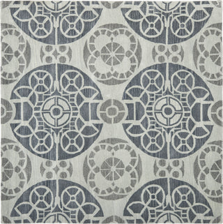 Safavieh Wyndham Irina Silver/Blue Area Rug Square