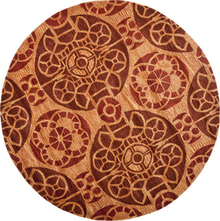 Safavieh Wyndham Irina Cinnamon Area Rug Round