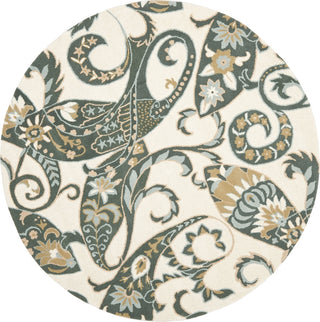 Safavieh Wyndham Nimes Paisley Ivory/Multi Area Rug Round