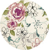 Safavieh Wyndham Sharon Rose Ivory/Multi Area Rug Round