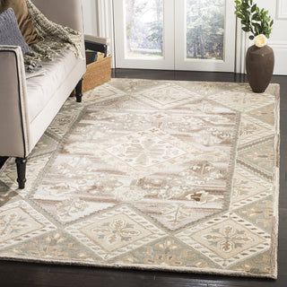 Safavieh Wyndham 379 Ivory/Grey Area Rug Room Scene Feature