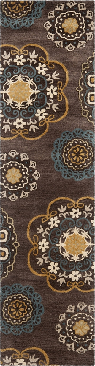 Safavieh Wyndham Wyd611 Eggplant/Multi Area Rug 