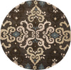 Safavieh Wyndham Wyd619 Brown/Multi Area Rug Round