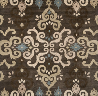 Safavieh Wyndham Wyd619 Brown/Multi Area Rug Square