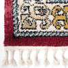 Orian Rugs Saffron Akstafa Medallion Red Area Rug Close up