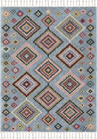 Orian Rugs Saffron Borocco Blue Area Rug main image