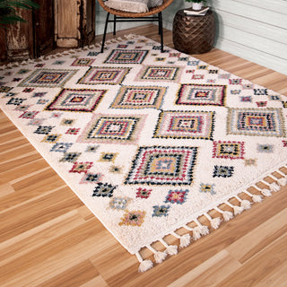Orian Rugs Saffron Borocco Cream Area Rug Lifestyle Image Feature
