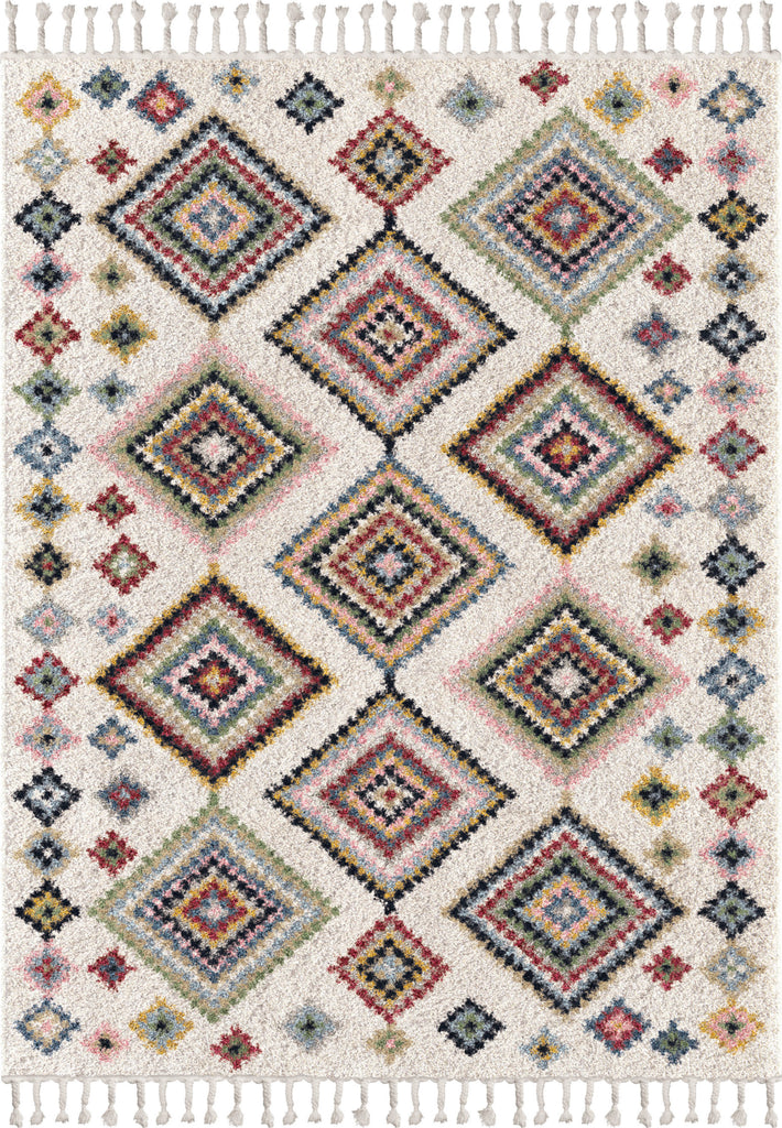 Orian Rugs Saffron Borocco Cream Area Rug main image
