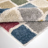 Orian Rugs Saffron Building Blocks Soft White Area Rug Pile Image