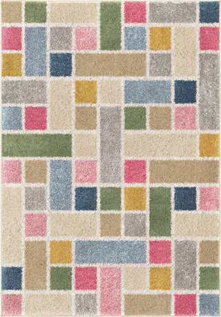 Orian Rugs Saffron Building Blocks Soft White Area Rug main image
