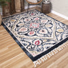 Orian Rugs Saffron Chesterfield Prussian Blue Area Rug Lifestyle Image Feature