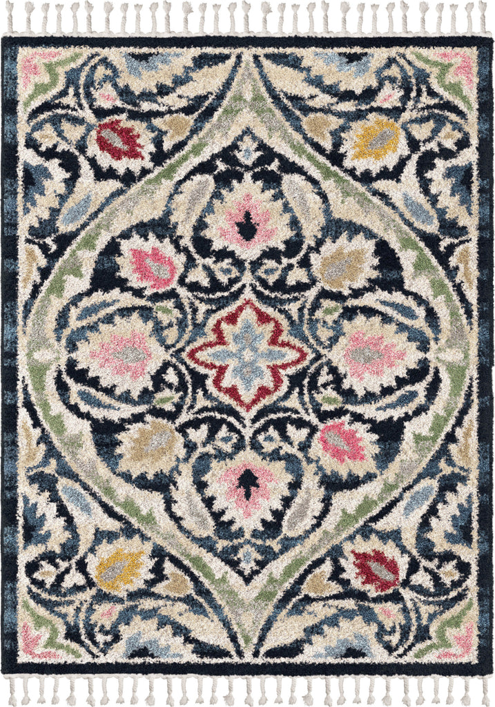 Orian Rugs Saffron Chesterfield Prussian Blue Area Rug main image