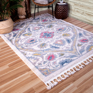 Orian Rugs Saffron Chesterfield Soft White Area Rug Lifestyle Image Feature