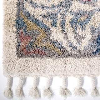 Orian Rugs Saffron Chesterfield Soft White Area Rug Close up