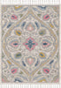 Orian Rugs Saffron Chesterfield Soft White Area Rug main image