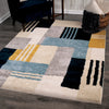 Orian Rugs Saffron Double Trouble Grey Area Rug Lifestyle Image Feature