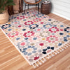 Orian Rugs Saffron Garden Quilt Soft White Area Rug Lifestyle Image Feature