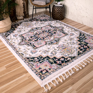 Orian Rugs Saffron Northern Star Soft White Area Rug Lifestyle Image