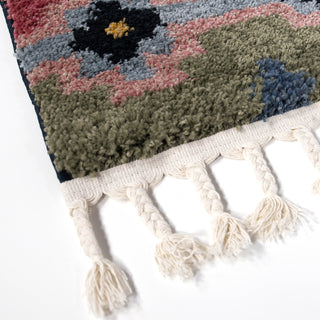 Orian Rugs Saffron Mayan Stripe Multi Area Rug Corner Image