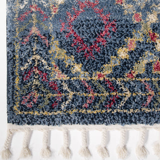 Orian Rugs Saffron Rabat Prussian Blue Area Rug Close up