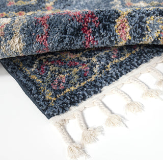 Orian Rugs Saffron Rabat Prussian Blue Area Rug Pile Image