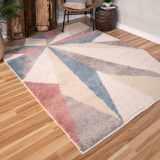 Orian Rugs Saffron Sharp Edge Soft White Area Rug Lifestyle Image Feature