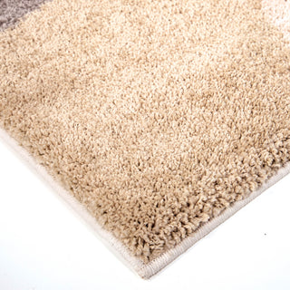 Orian Rugs Saffron Sharp Edge Soft White Area Rug Corner Image