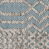 Chandra Salona SAL-34500 Blue/Natural Area Rug Close Up