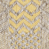 Chandra Salona SAL-34502 Yellow/Natural Area Rug Close Up