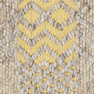 Chandra Salona SAL-34502 Yellow/Natural Area Rug Close Up