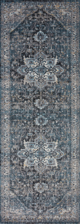 Loloi II Samra SAM-01 Denim / Grey Area Rug 2'7''x 8'0'' Runner