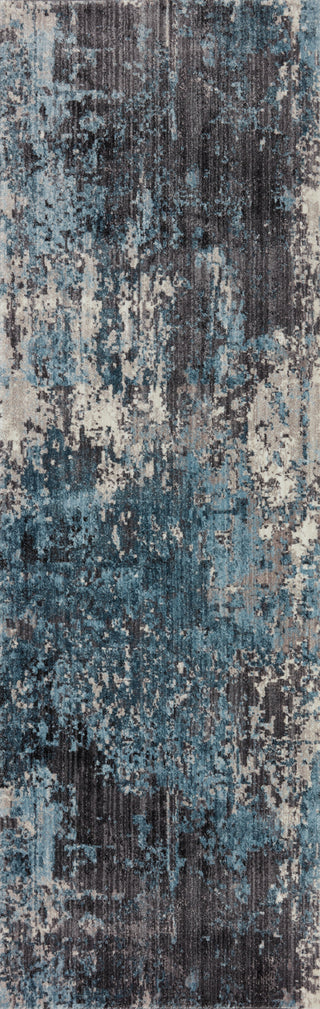 Loloi II Samra SAM-06 Charcoal / Sky Area Rug Runner Image