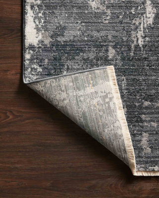 Loloi II Samra SAM-06 Charcoal / Silver Area Rug Lifestyle Image Feature