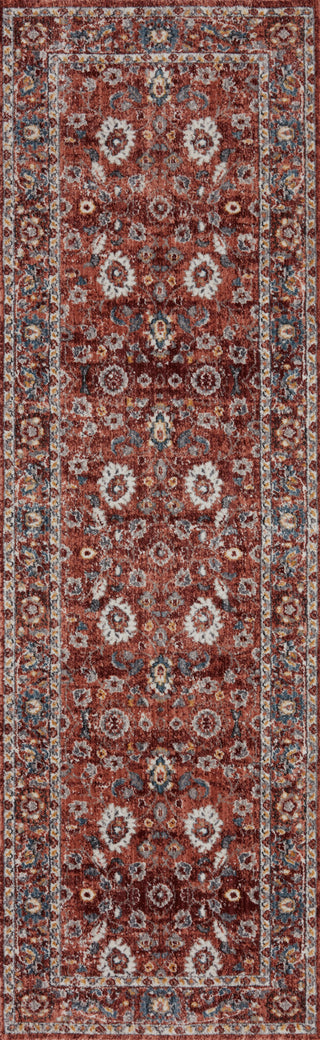 Loloi II Samra SAM-07 Brick / Multi Area Rug 2'7''x 8'0'' Runner