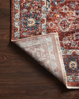 Loloi II Samra SAM-07 Brick / Multi Area Rug Lifestyle Image Feature