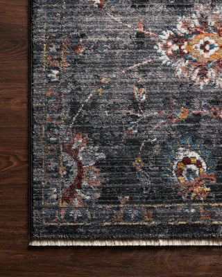 Loloi II Samra SAM-08 Charcoal / Multi Area Rug Lifestyle Image Feature