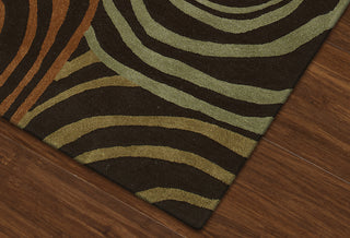 Dalyn Santino SO49 CHOCOLATE Area Rug Close up