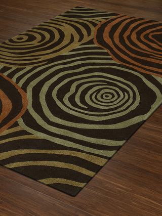 Dalyn Santino SO49 CHOCOLATE Area Rug Floor Image Feature