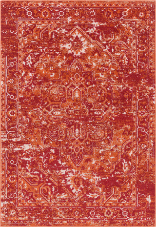 Surya Stardust SAS-1003 Burnt Orange Dark Red Ivory Area Rug main image