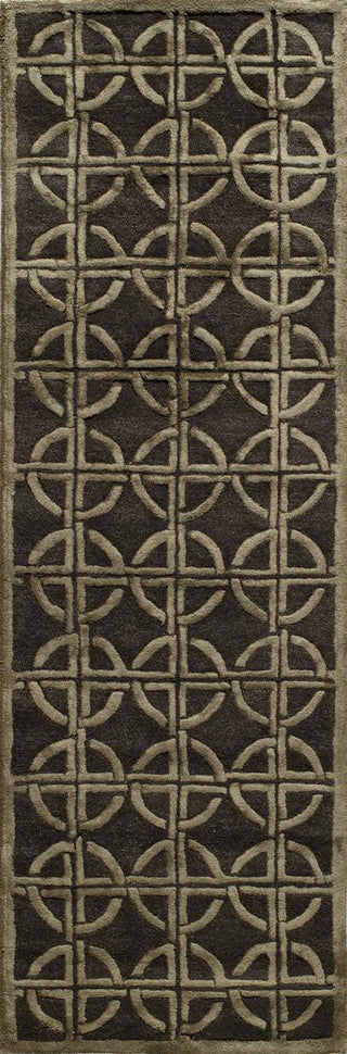 Momeni Satara SR-05 Brown Area Rug Closeup