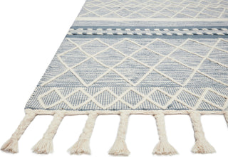 Loloi II Sawyer SAW-04 Teal Area Rug Corner