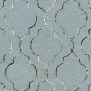 Surya Seabrook SBK-9017 Teal Area Rug Sample Swatch