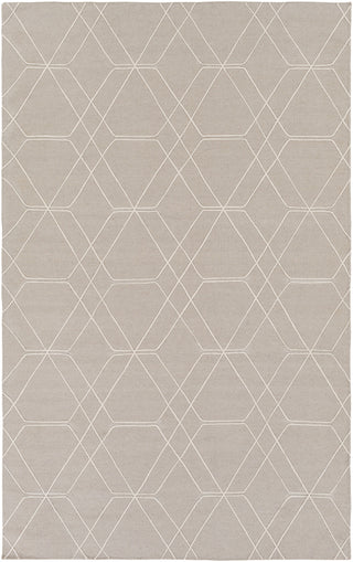 Seabrook SBK-9025 White Area Rug by Surya 5' X 7'6''