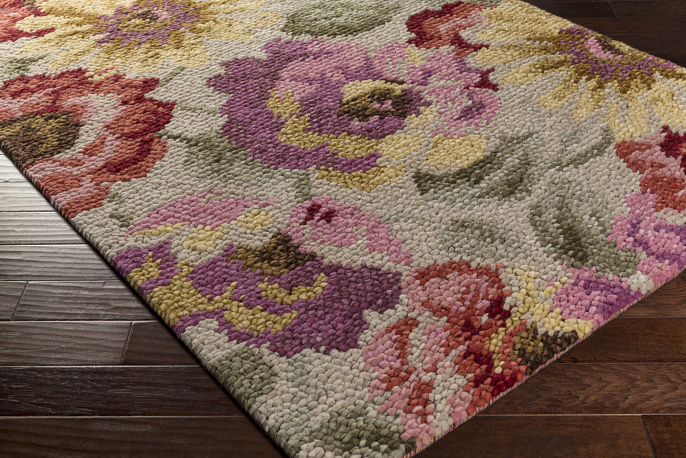 Surya Spring Bloom SBO-6000 Area Rug by Papilio Corner Shot Feature