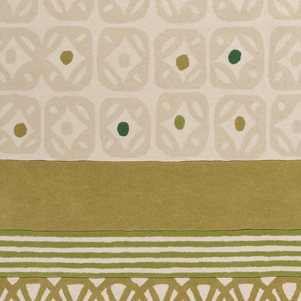 Surya SCI-20 Lime Area Rug by Scion Sample Swatch