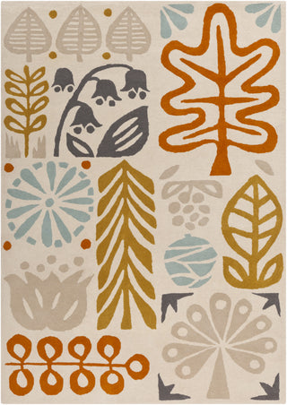 Surya SCI-22 Burnt Orange Area Rug by Scion 5' x 8'